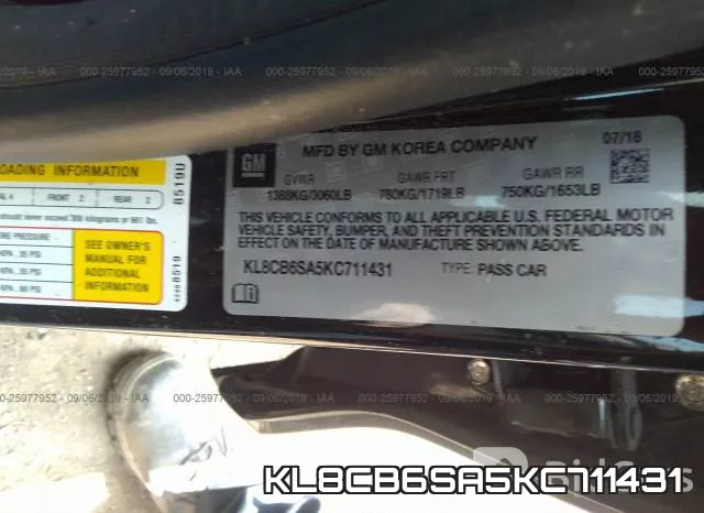 KL8CB6SA5KC711431 фото 10