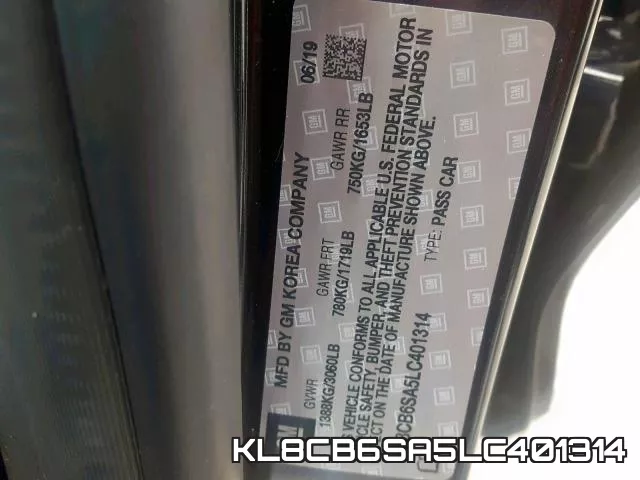 KL8CB6SA5LC401314 фото 2