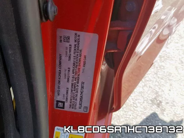 KL8CD6SA7HC738732 фото 2