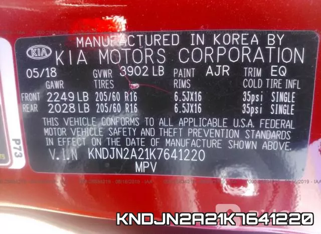 KNDJN2A21K7641220 фото 10