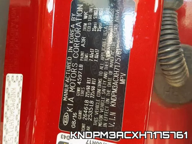 KNDPM3ACXH7175761 фото 2