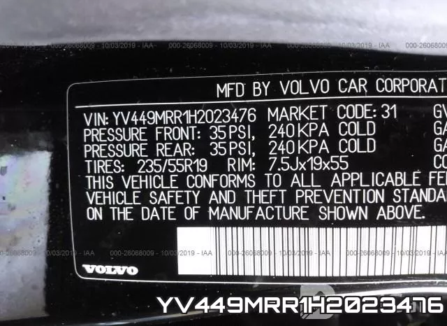 YV449MRR1H2023476 фото 10