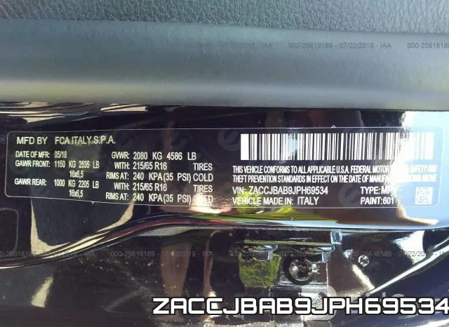ZACCJBAB9JPH69534 фото 10