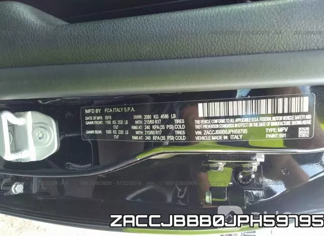 ZACCJBBB0JPH59795 фото 10