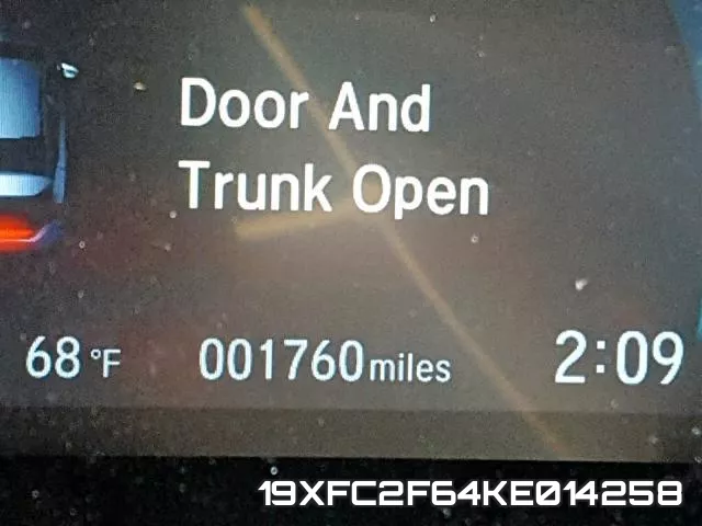 19XFC2F64KE014258 фото 9
