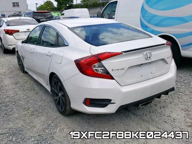 19XFC2F88KE024437 фото 4