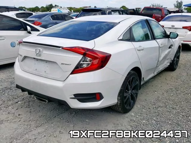 19XFC2F88KE024437 фото 5