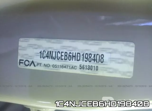 1C4NJCEB6HD198408 фото 10