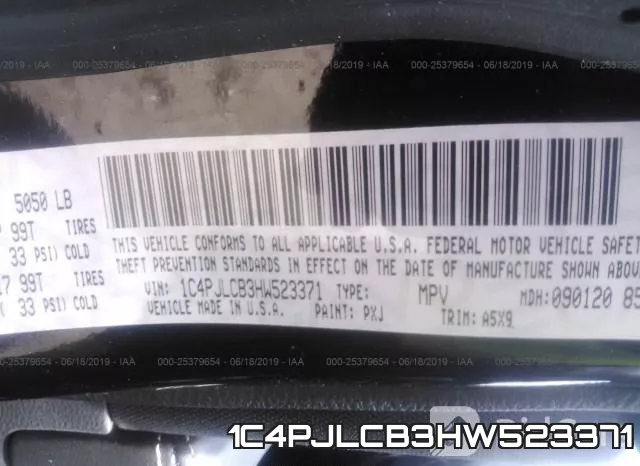 1C4PJLCB3HW523371 фото 9