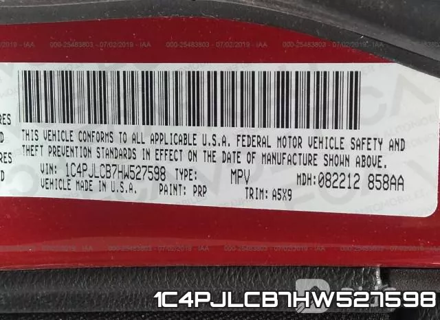 1C4PJLCB7HW527598 фото 10