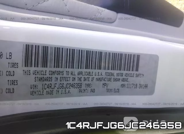 1C4RJFJG6JC246358 фото 10