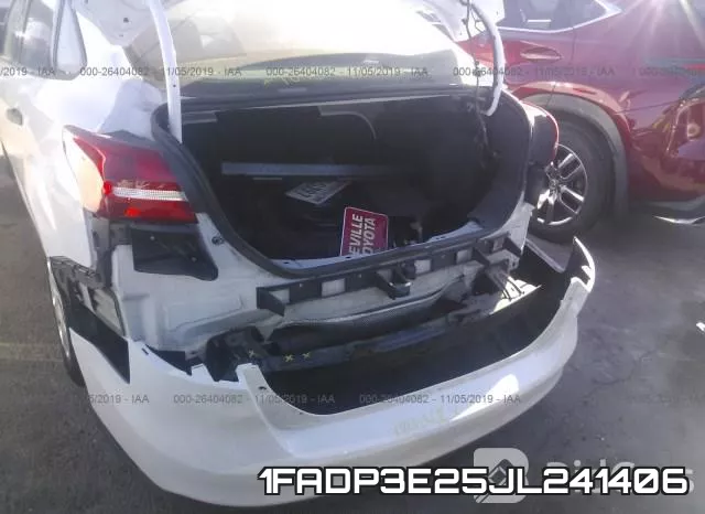 1FADP3E25JL241406 фото 7
