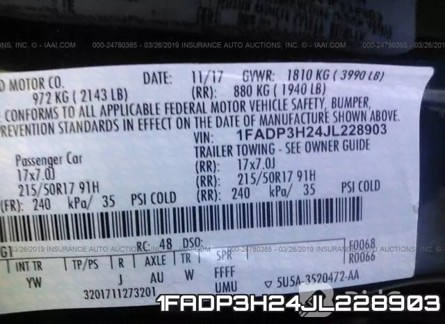 1FADP3H24JL228903 фото 10