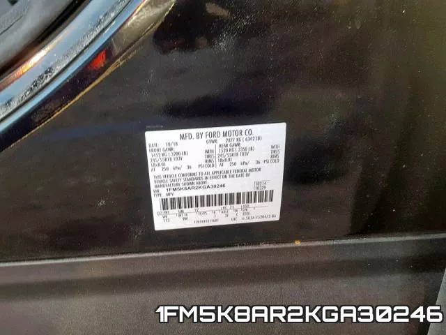 1FM5K8AR2KGA30246 фото 2