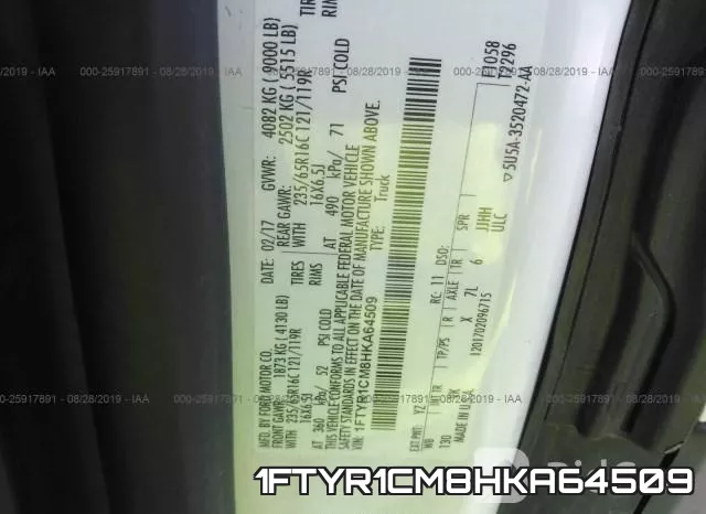 1FTYR1CM8HKA64509 фото 10