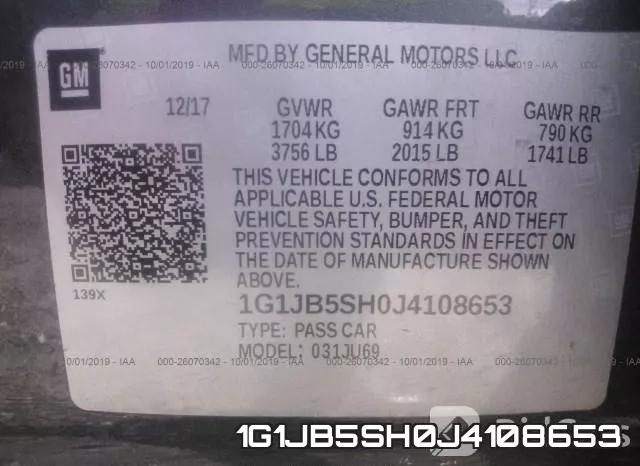 1G1JB5SH0J4108653 фото 10