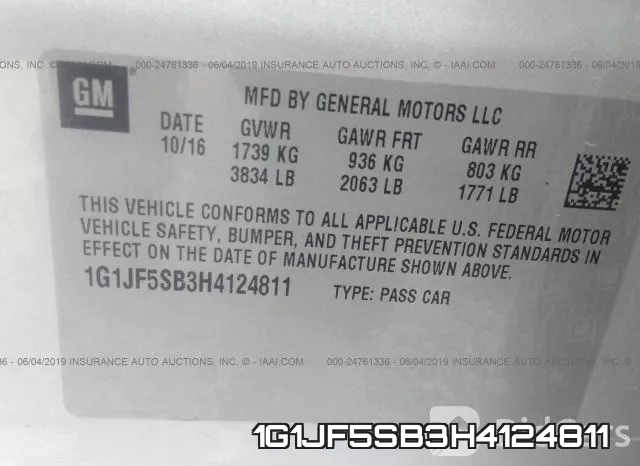 1G1JF5SB3H4124811 фото 10