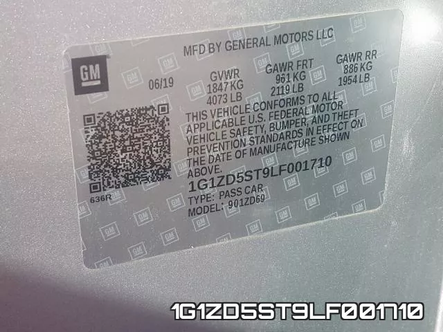 1G1ZD5ST9LF001710 фото 2