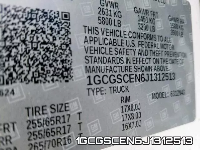1GCGSCEN6J1312513 фото 2