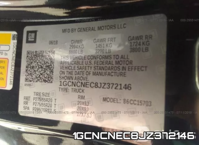1GCNCNEC8JZ372146 фото 10