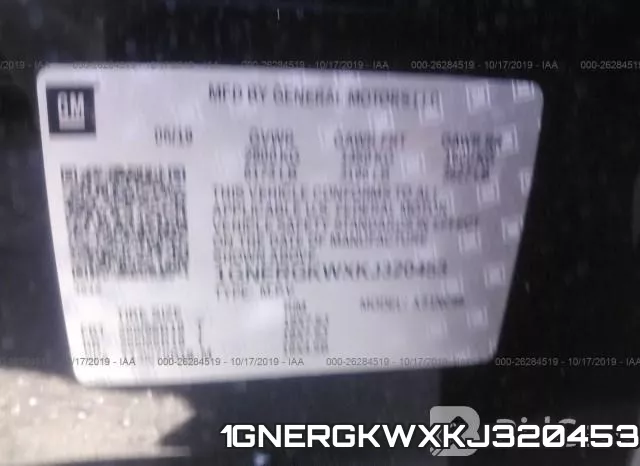 1GNERGKWXKJ320453 фото 9