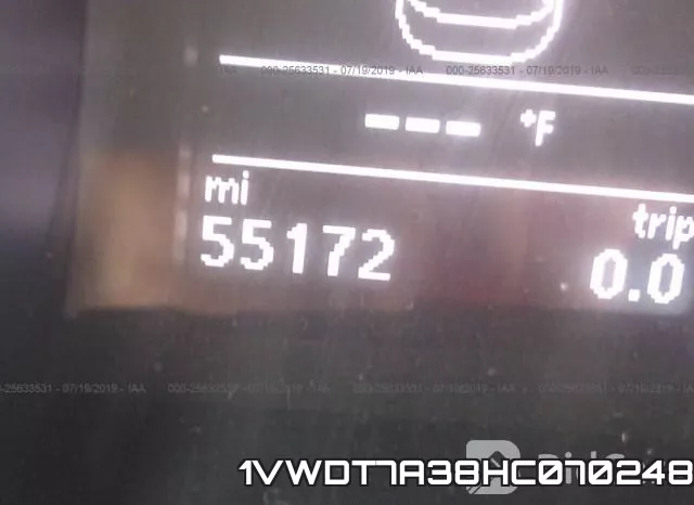 1VWDT7A38HC070248 фото 8