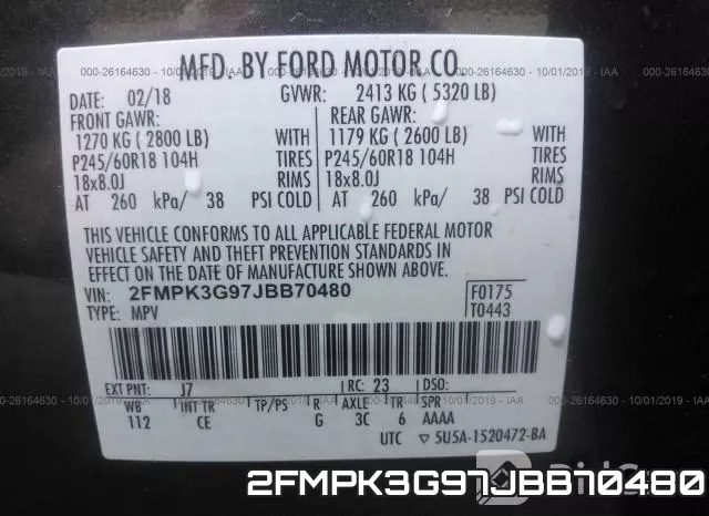 2FMPK3G97JBB70480 фото 10
