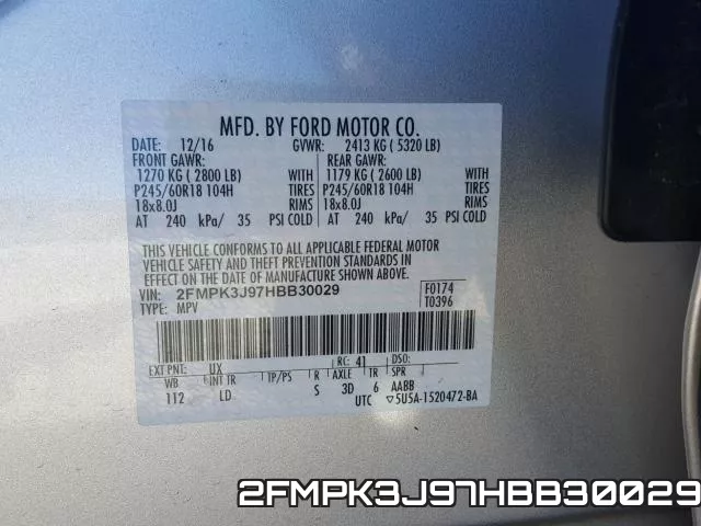 2FMPK3J97HBB30029 фото 2