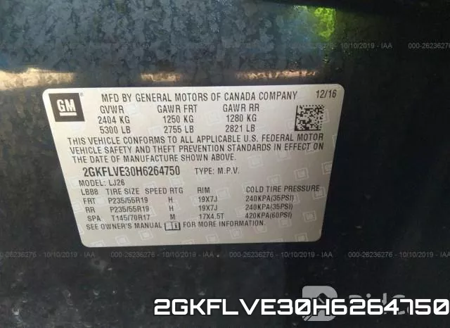 2GKFLVE30H6264750 фото 10