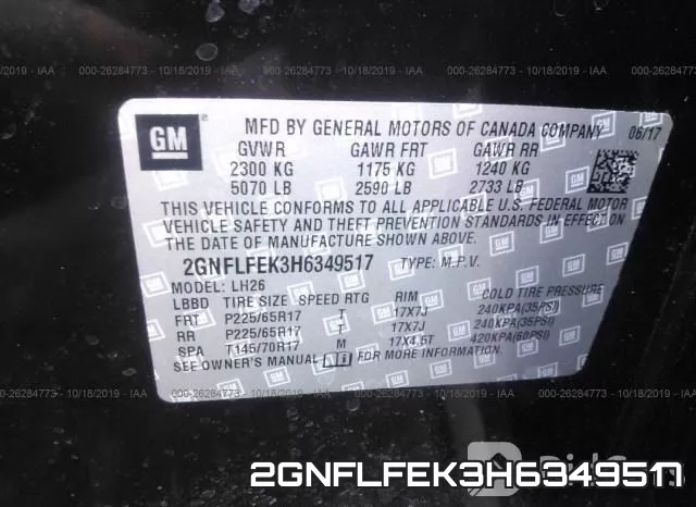 2GNFLFEK3H6349517 фото 10