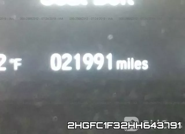 2HGFC1F32HH643791 фото 8