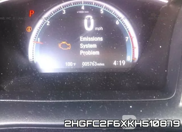 2HGFC2F6XKH510879 фото 8