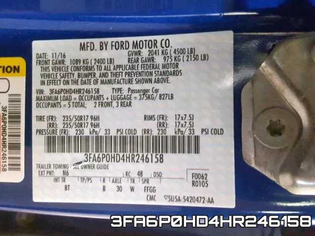 3FA6P0HD4HR246158 фото 2