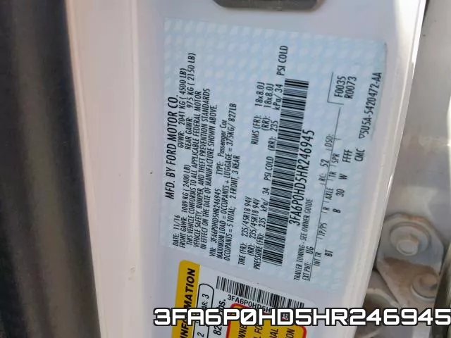 3FA6P0HD5HR246945 фото 2