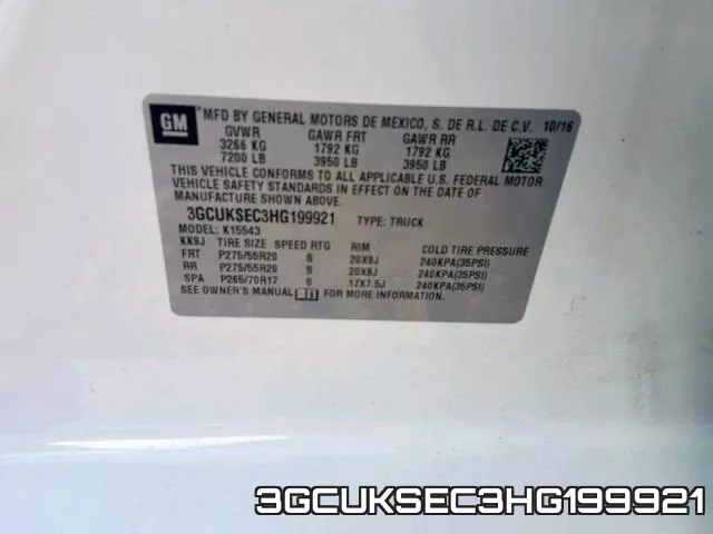 3GCUKSEC3HG199921 фото 2