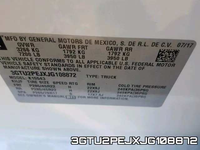 3GTU2PEJXJG108872 фото 2