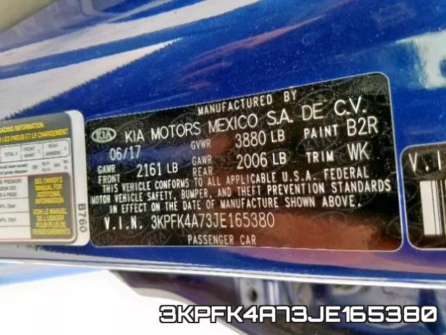 3KPFK4A73JE165380 фото 2
