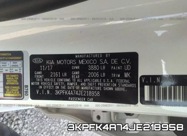 3KPFK4A74JE218958 фото 10