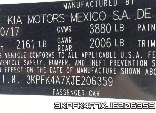 3KPFK4A7XJE206359 фото 10