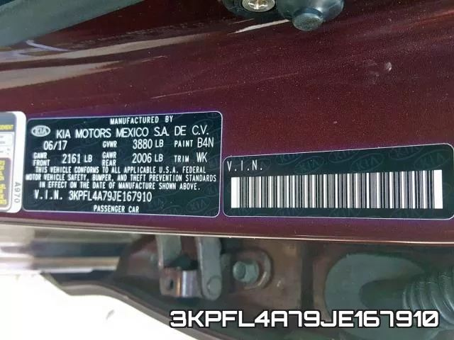 3KPFL4A79JE167910 фото 2