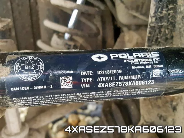 4XASEZ578KA606123 фото 2