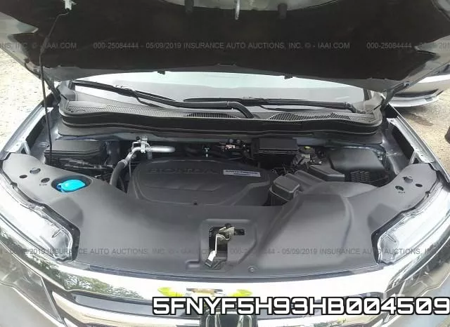 5FNYF5H93HB004509 фото 2