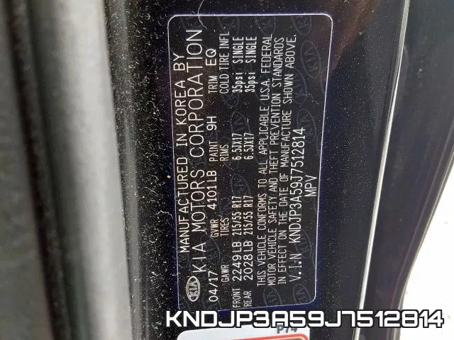KNDJP3A59J7512814 фото 2