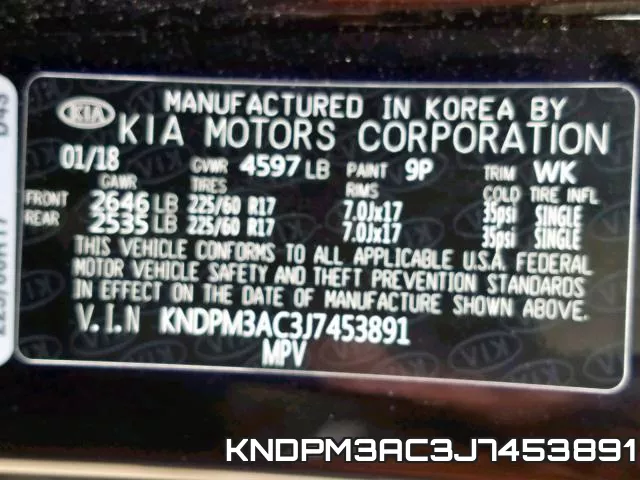 KNDPM3AC3J7453891 фото 2