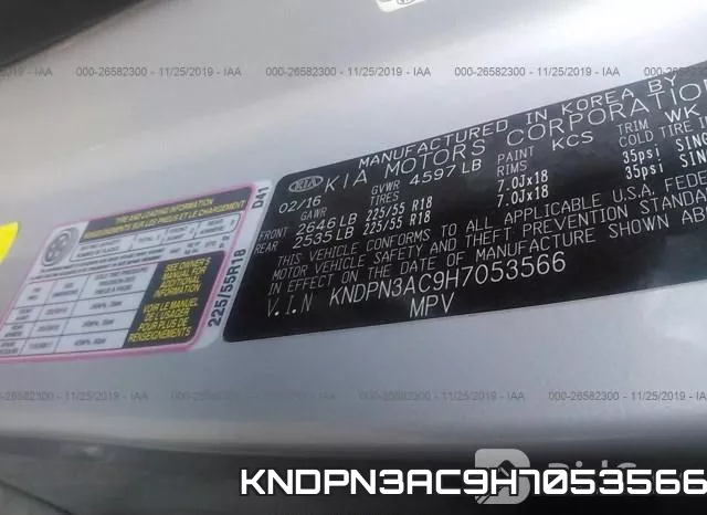 KNDPN3AC9H7053566 фото 10