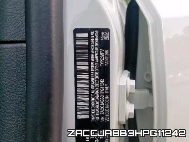 ZACCJABB3HPG11242 фото 2