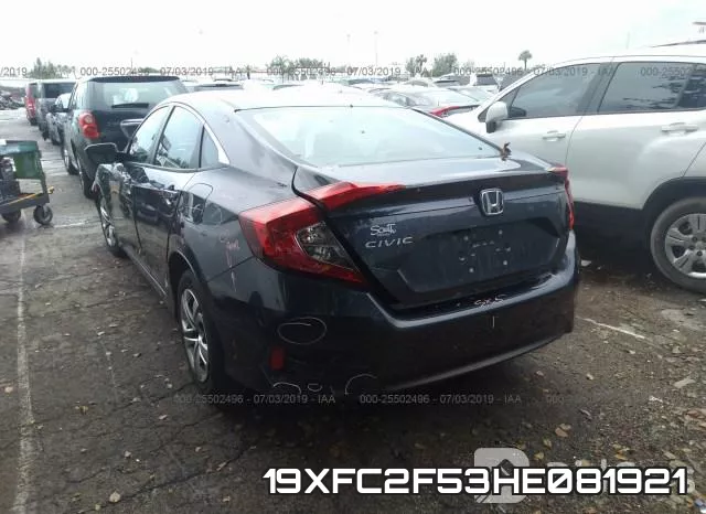 19XFC2F53HE081921 фото 3