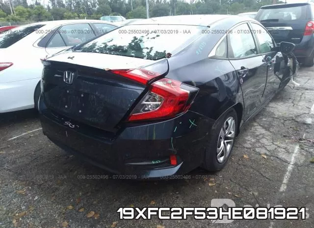 19XFC2F53HE081921 фото 4