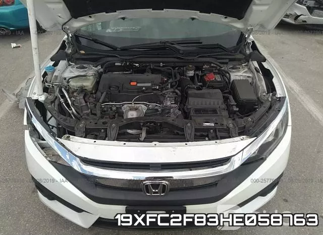 19XFC2F83HE058763 фото 2