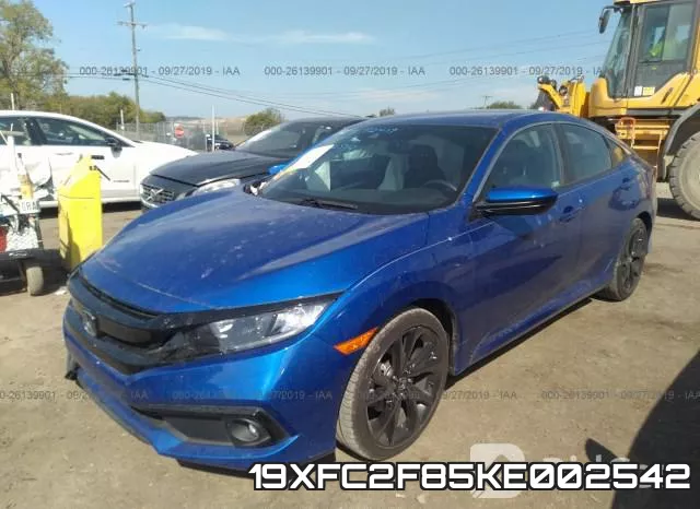 19XFC2F85KE002542 фото 3